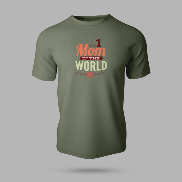 No.1 Mom in the World Graphic t-shirt for Men