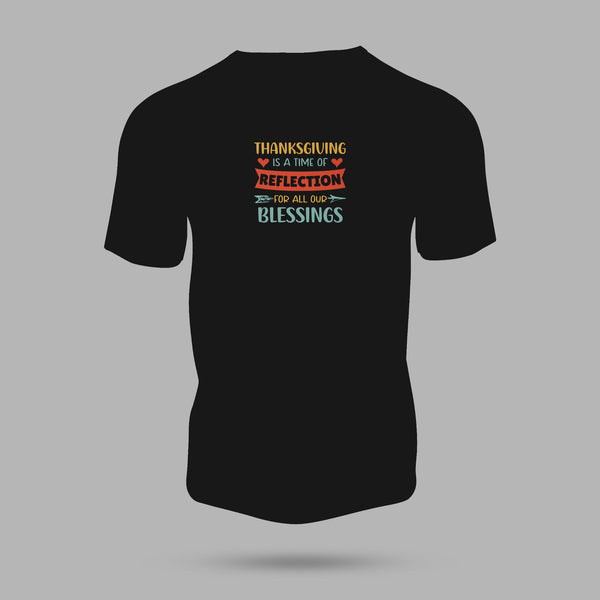 Thanksgiving is Time of Reflection Unisex Graphic T-Shirt