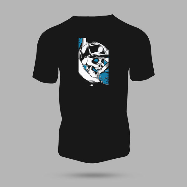 Baseball Skull Graphic T-Shirt for Men