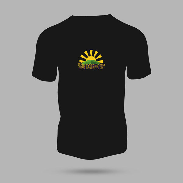 Summer Green Graphic T-Shirt for Men/Women