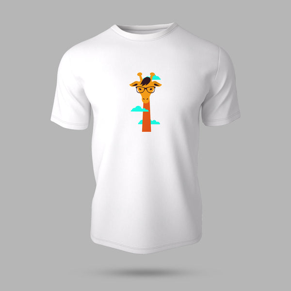 Tall Giraffe Graphic T-Shirt for Men/Women