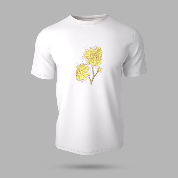 Watercolor Flowers Graphic T-Shirt for Men/Women